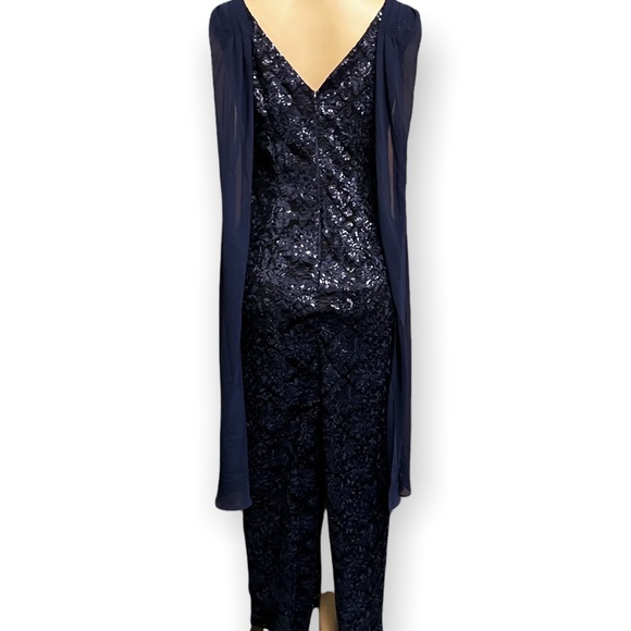 NWOT TAHARI Sequined Evening Dress - Picture 6 of 10